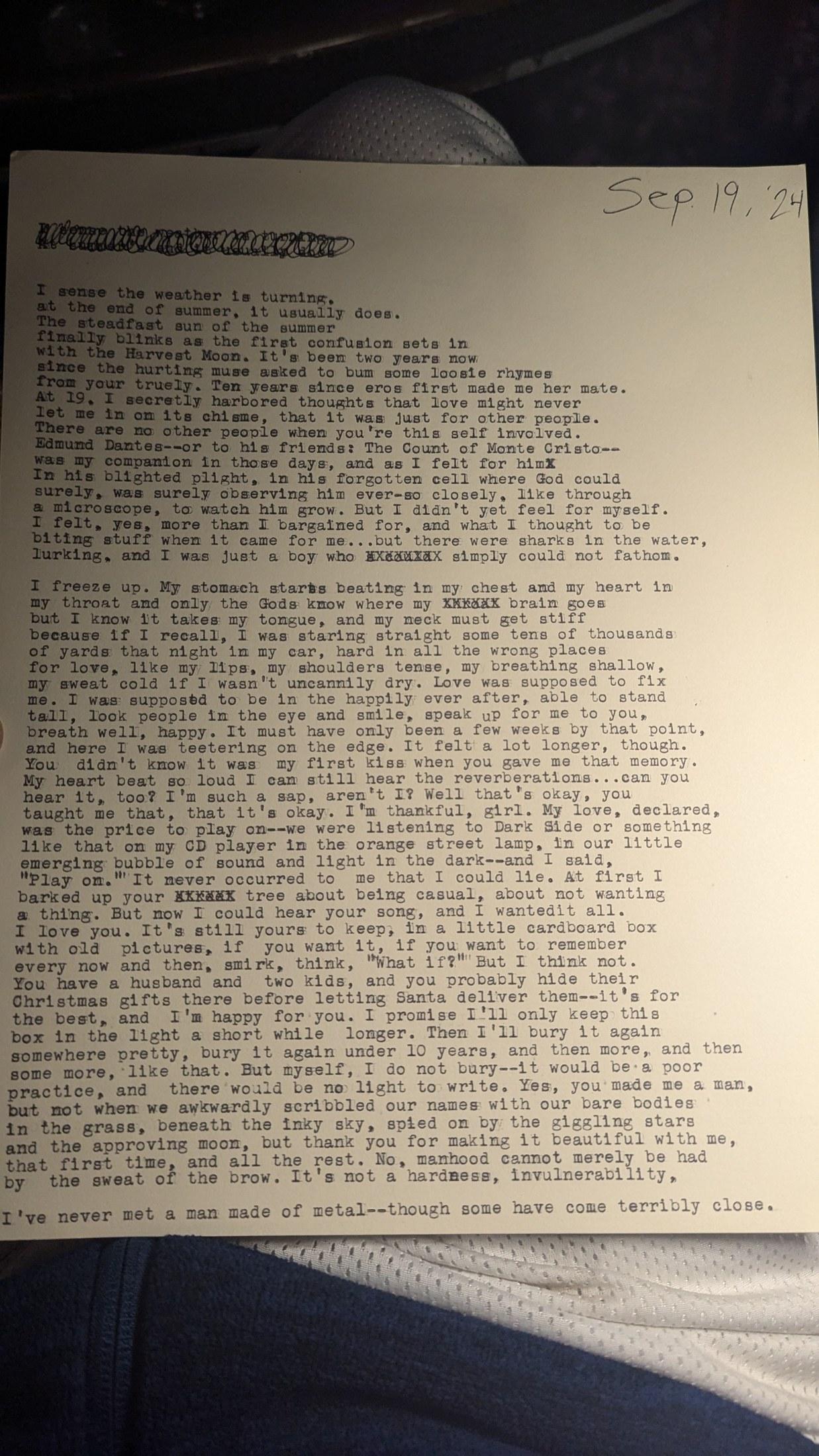 Additional archive image for I sense the weather is turning by Chris the Poet