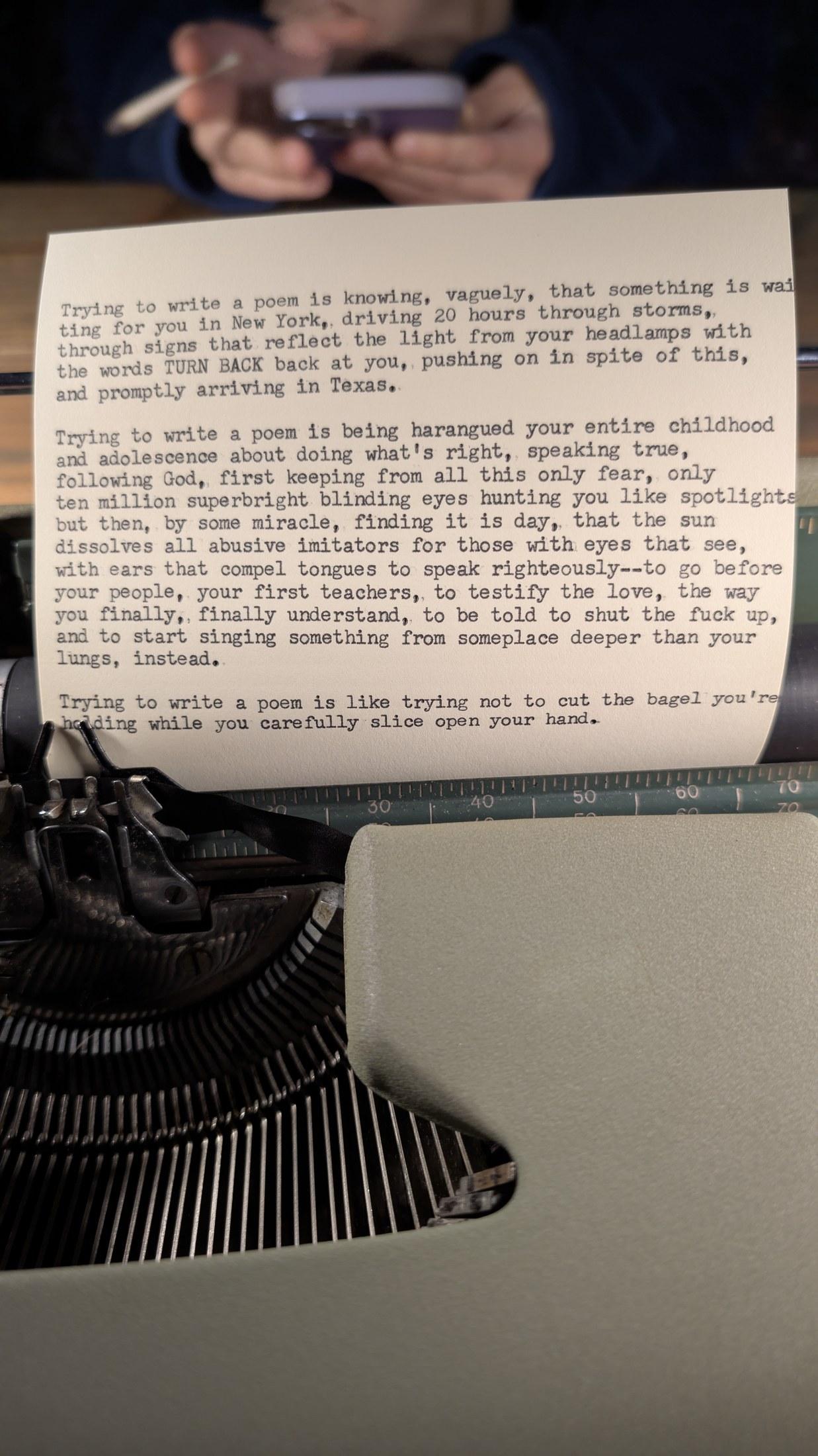 Additional archive image for Trying to Write a Poem by Chris the Poet
