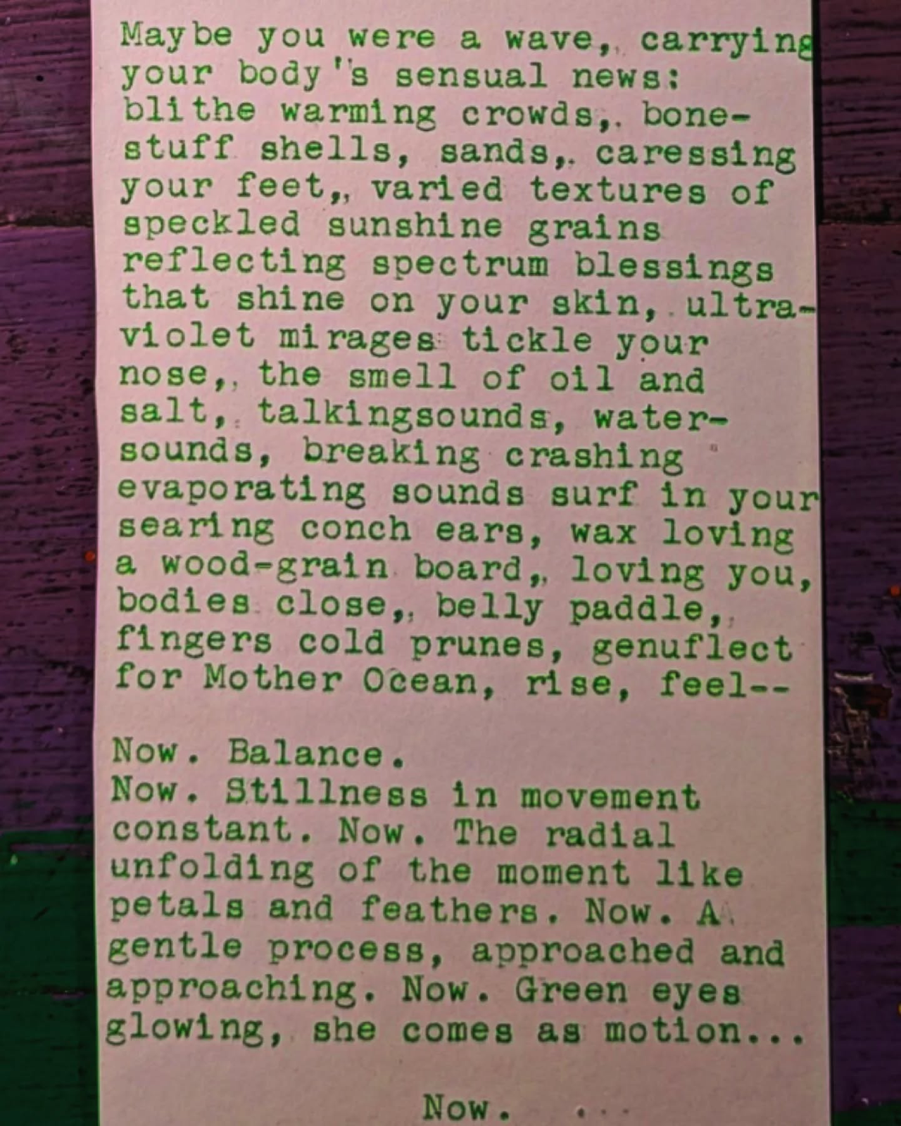 Additional archive image for Life Within Blue Skies Now, My Friday, My Love by Chris the Poet