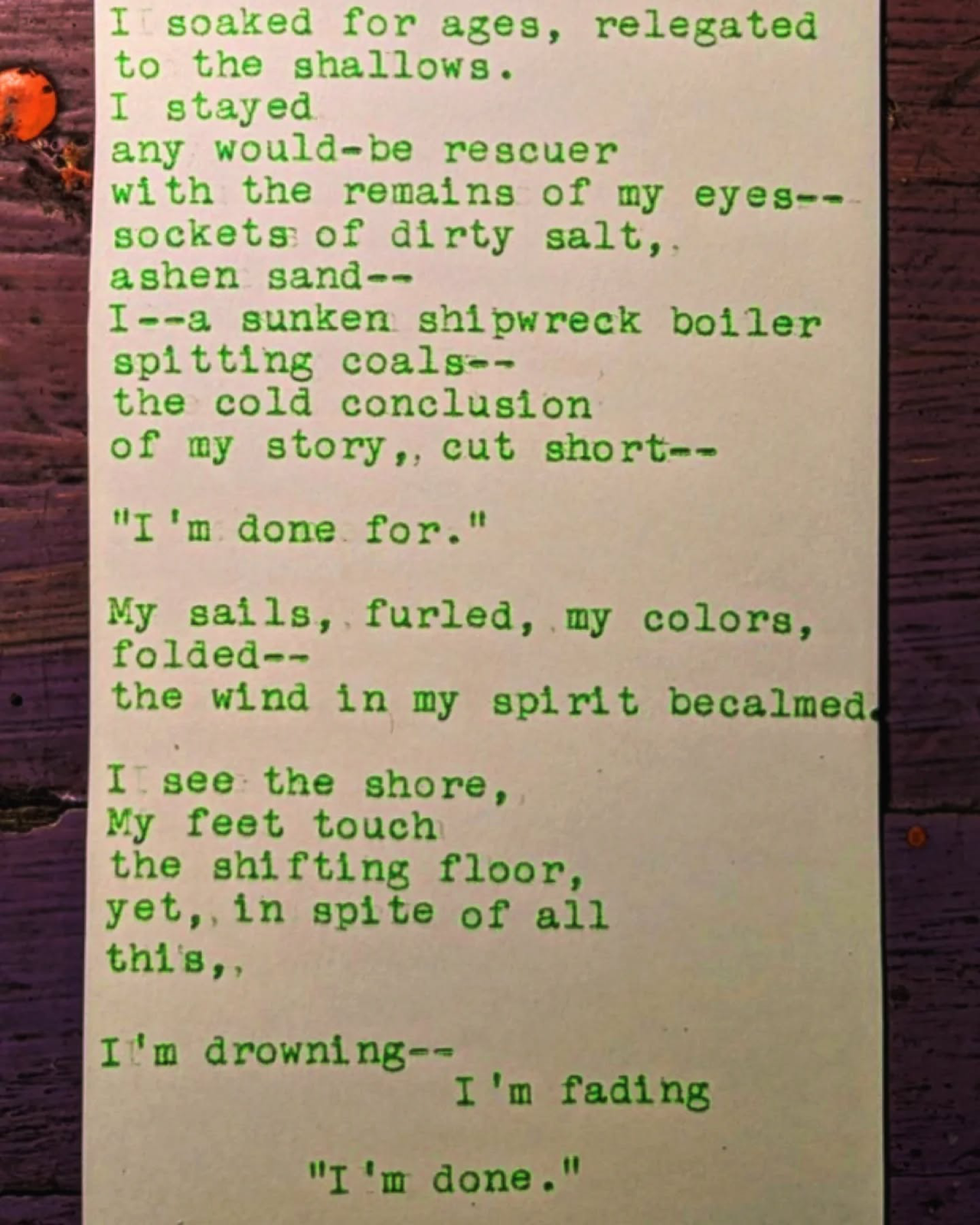 Additional archive image for Life Within Blue Skies Now, My Friday, My Love by Chris the Poet