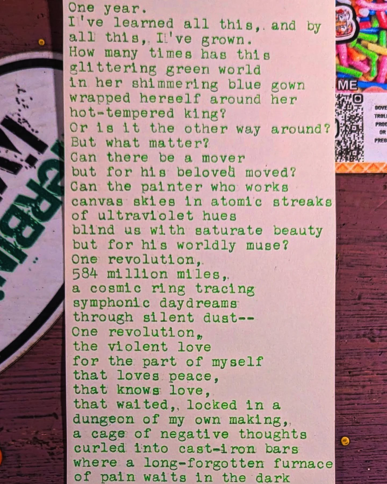 Additional archive image for Life Within Blue Skies Now, My Friday, My Love by Chris the Poet