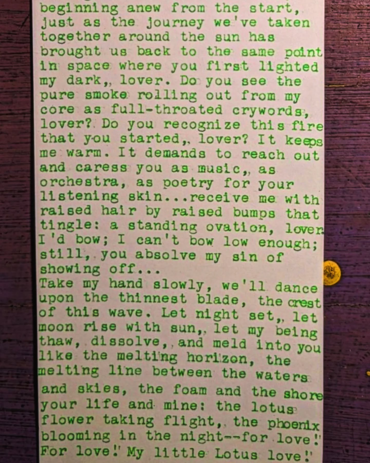 Additional archive image for Life Within Blue Skies Now, My Friday, My Love by Chris the Poet