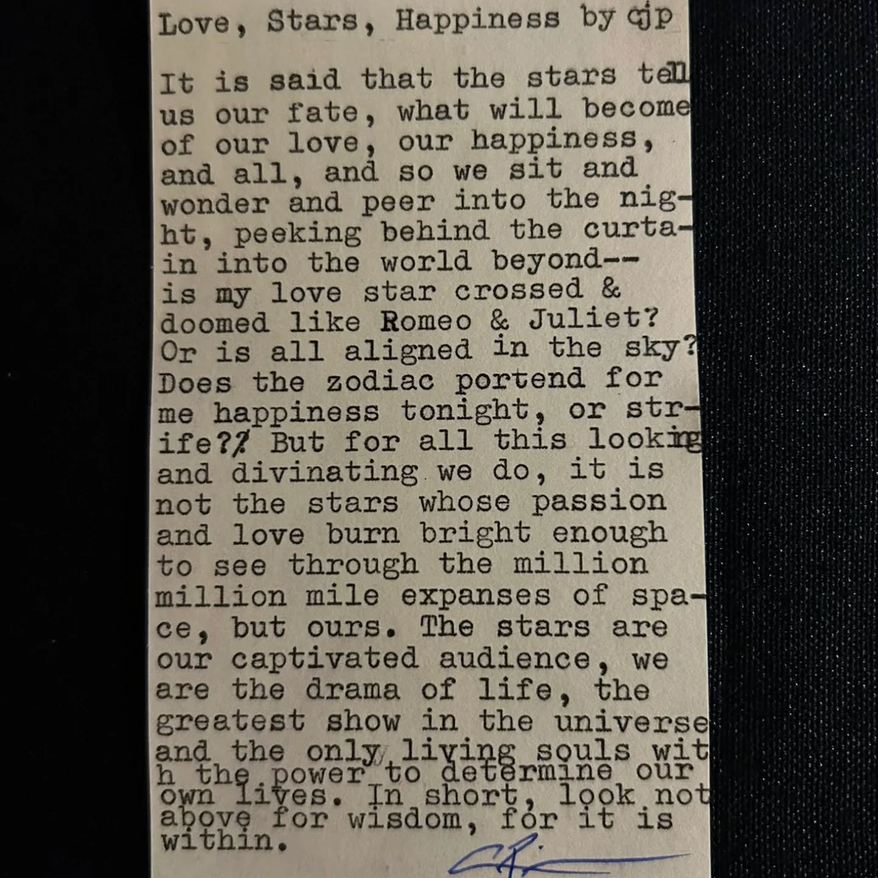 Additional archive image for Love, Stars, Happiness by Chris the Poet