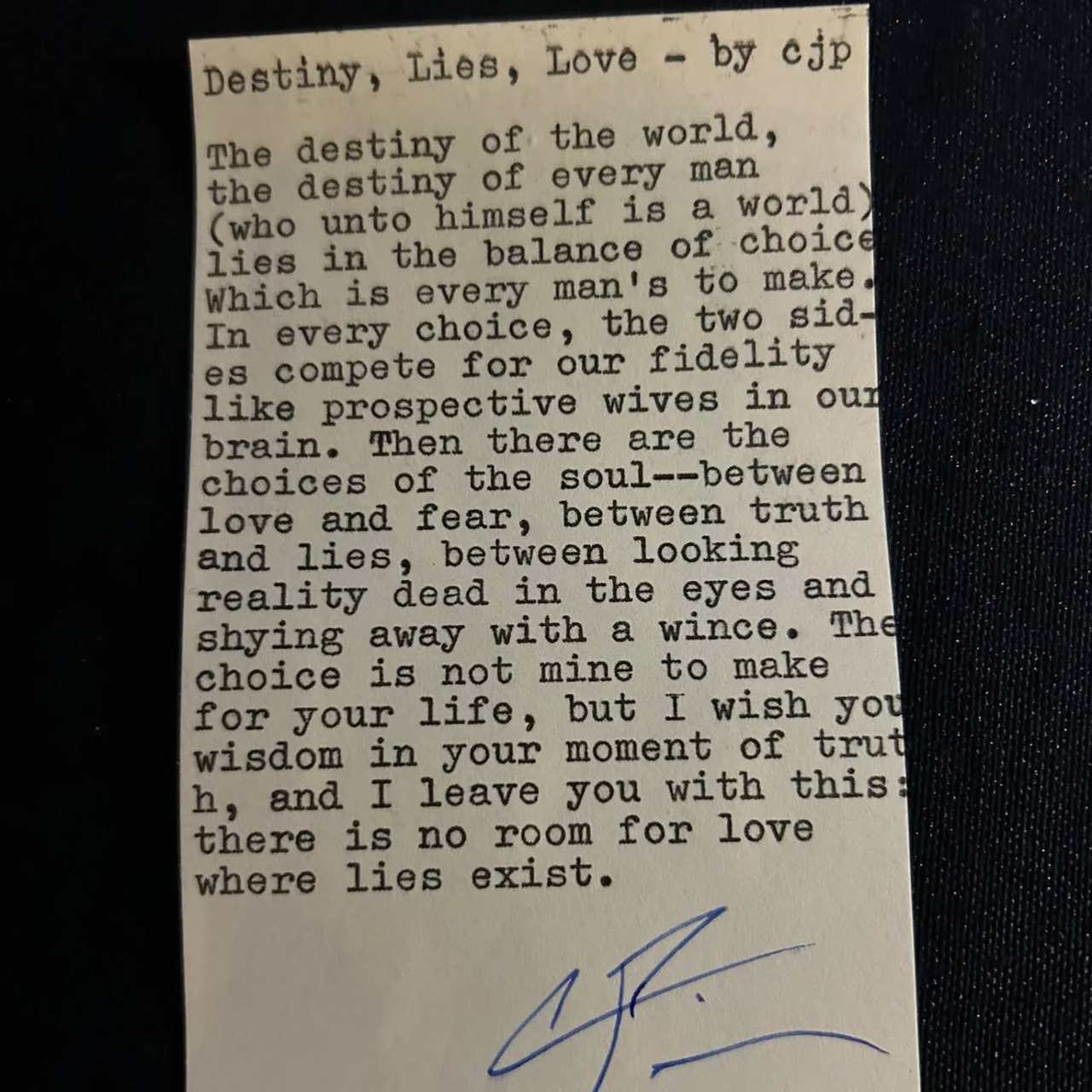 Additional archive image for Destiny, Idea, Love by Chris the Poet