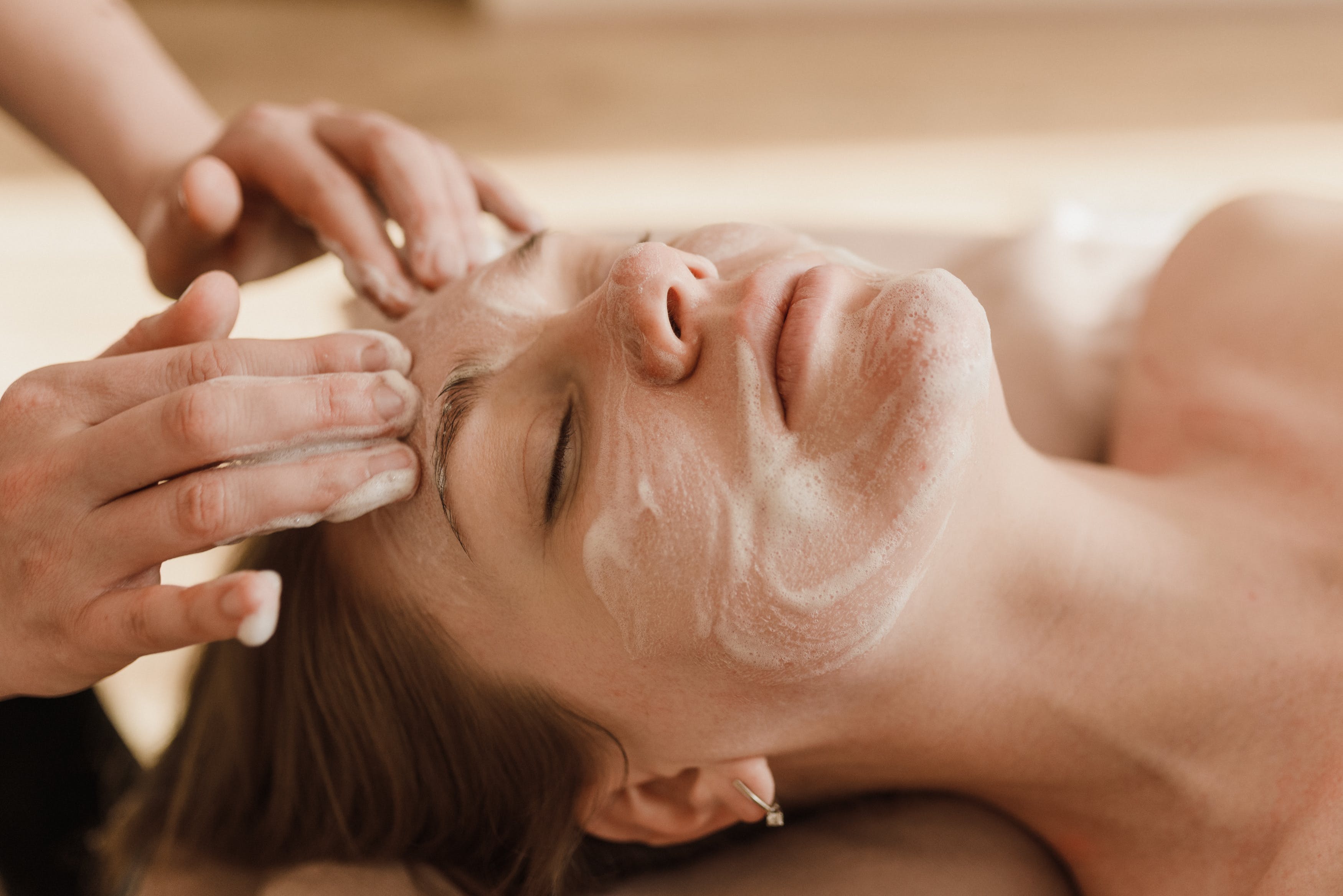 Facial massage treatment