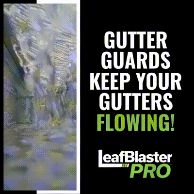 LeafBlaster Pro stainless steel micro-mesh gutter protection