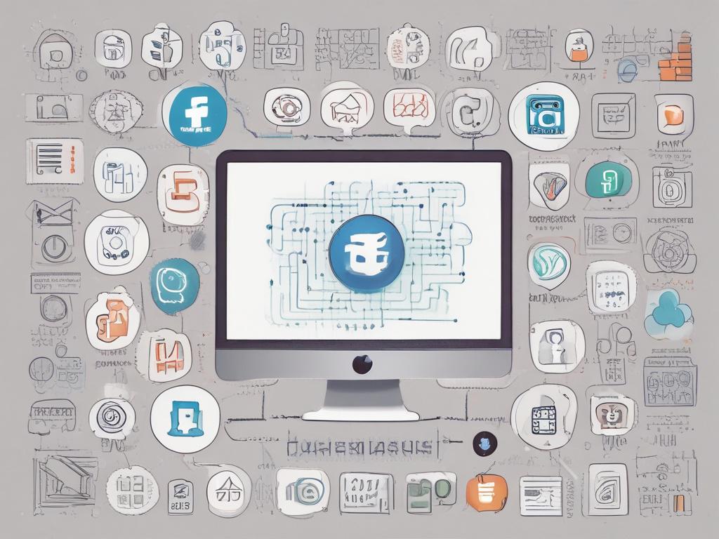 Here are some keywords that can help generate an image reflecting a blog titled "Understanding Facebook's Algorithm":

1. Facebook logo
2. Algorithm concept
3. Data analysis
4. Social media analytics
5. Graphs and charts
6. Digital connections
7. User engagement
8. Technology background
9. Coding elements
10. Online community
11. Insights and metrics
12. Content strategy
13. Network diagram
14. Smartphone usage
15. Social media icons

These keywords can guide the creation of a visually appealing image that 