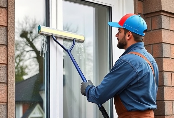 Professional window cleaning service