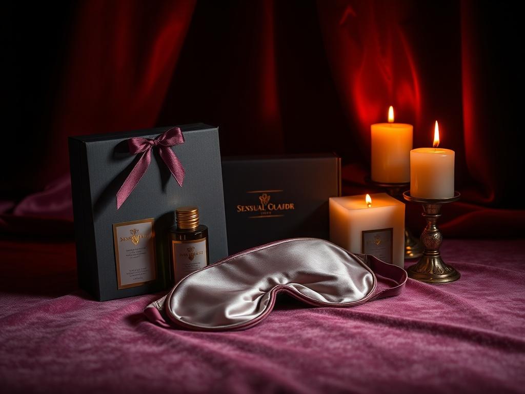 A high resolution of a luxurious Sensual Pleasure Kit, featuring