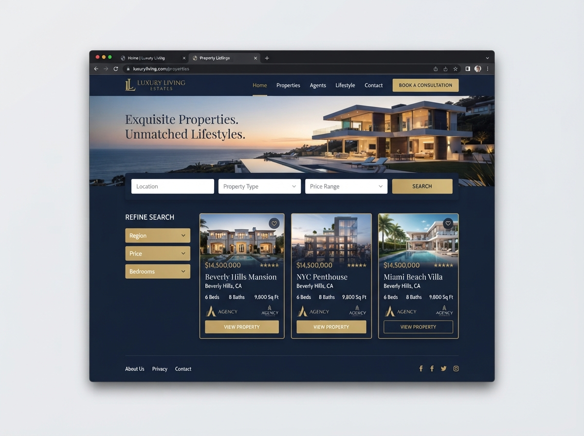 Property Listing Platform - Real Estate demo project by DG DIGITAL WEBTEAM