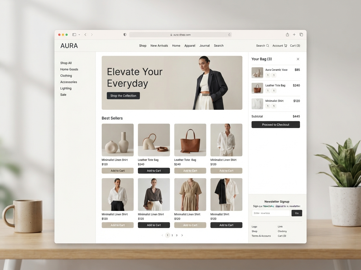 Online Store Platform - E-Commerce demo project by DG DIGITAL WEBTEAM