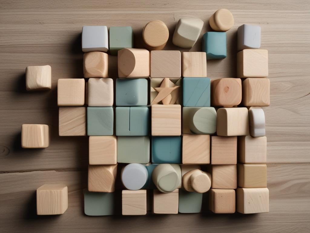 DIY wooden toy blocks, children, creative play, sustainable wood