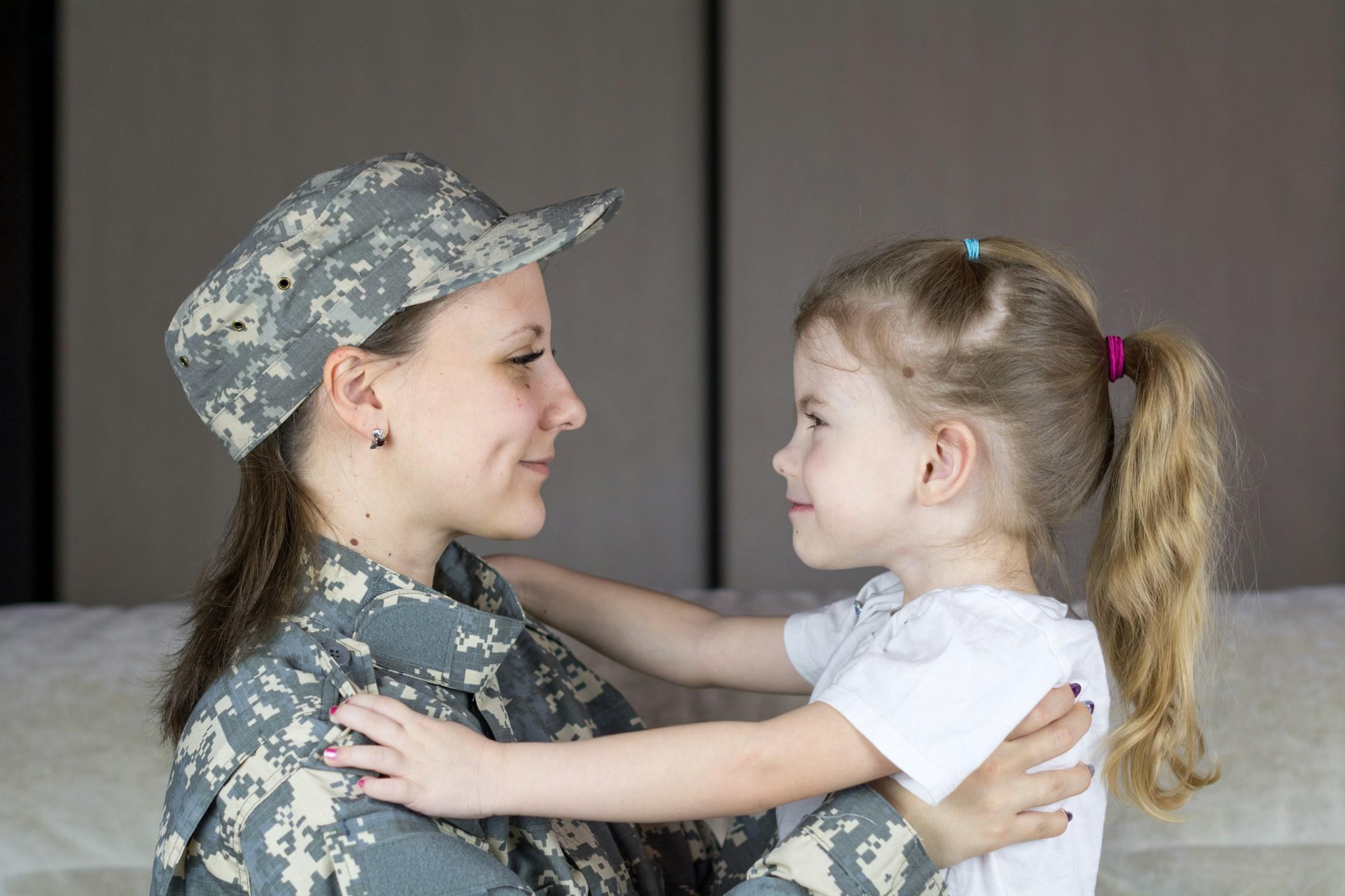 Cute child embracing military mother and smiling, patriot. Subscribe my channel: https://www.youtube.com/@earthzoom | Donation: https://fantalks.io/r/bermixstudio - any amount appreciated 🤘 Thanks friend!