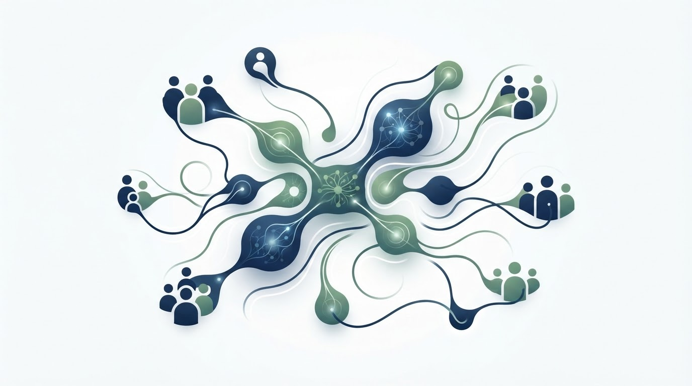 Abstract visualization of interconnected systems and workflows