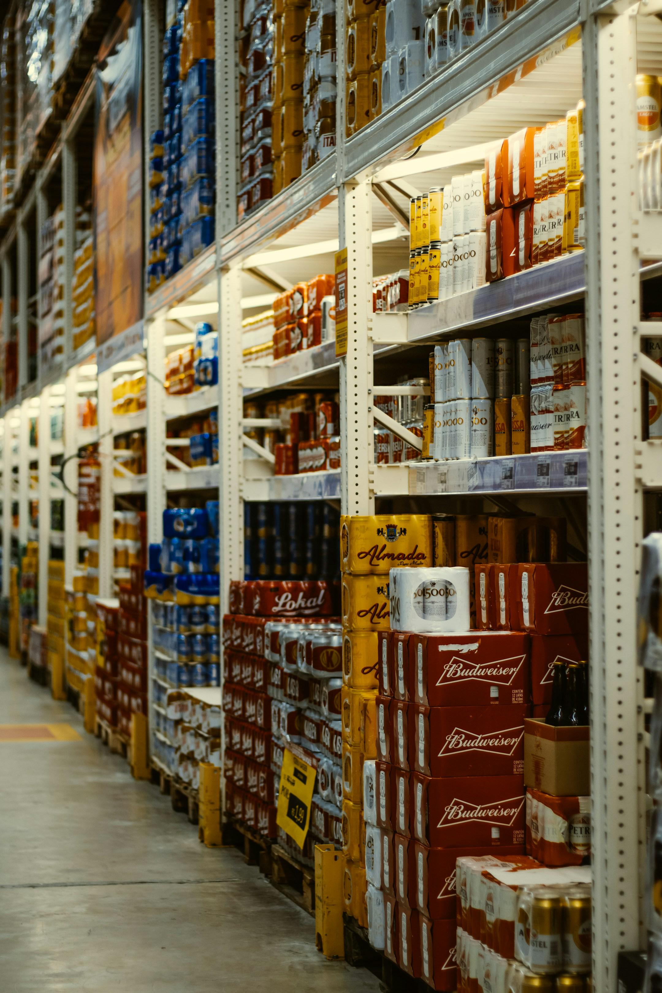 beer shelves