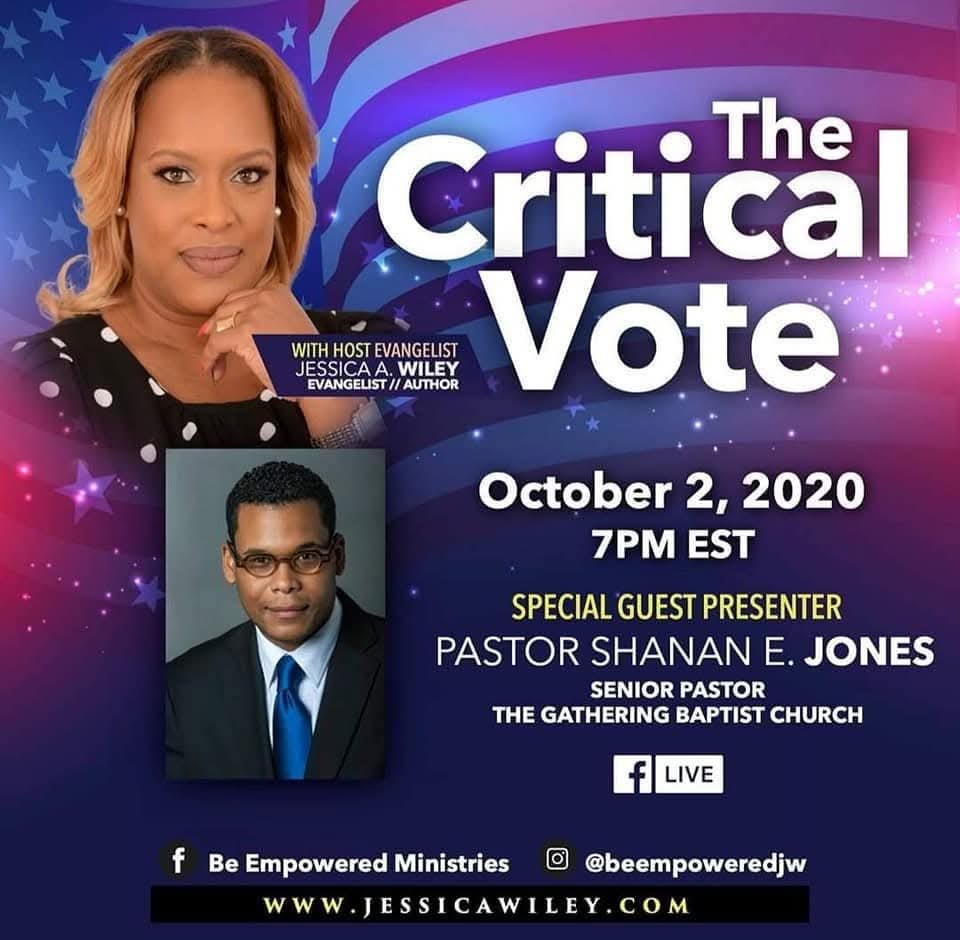 Historical flyer for The Critical Vote