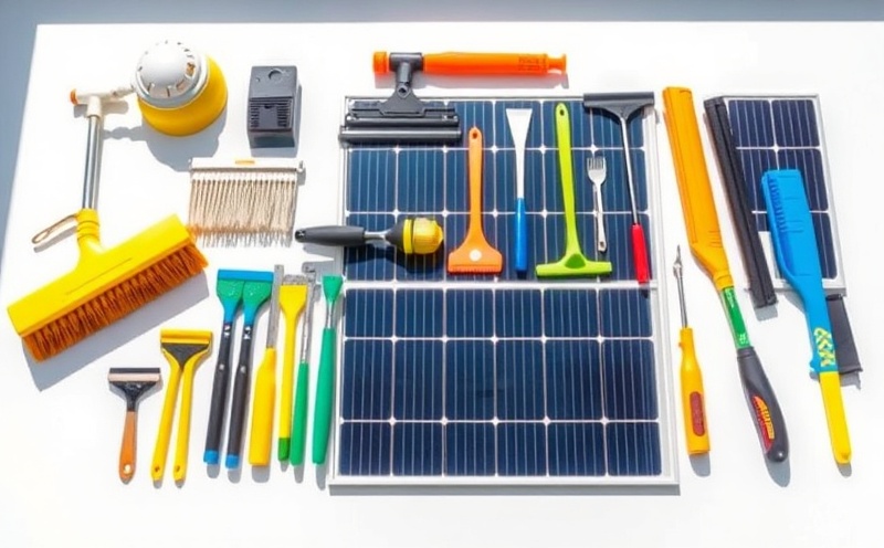 Professional solar panel maintenance equipment