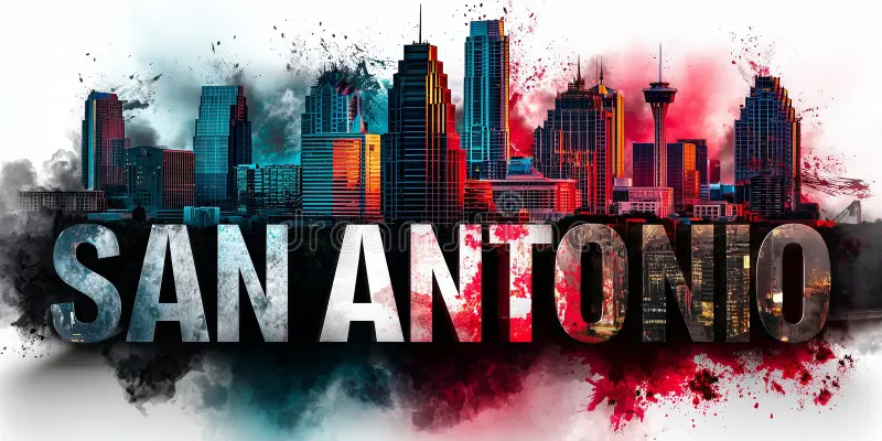 san-antonio-city-abstract-skyline-silhouette-famous-buildings-landmarks-bold-letters-vibrant-strong-colors-creating-394348705.webp