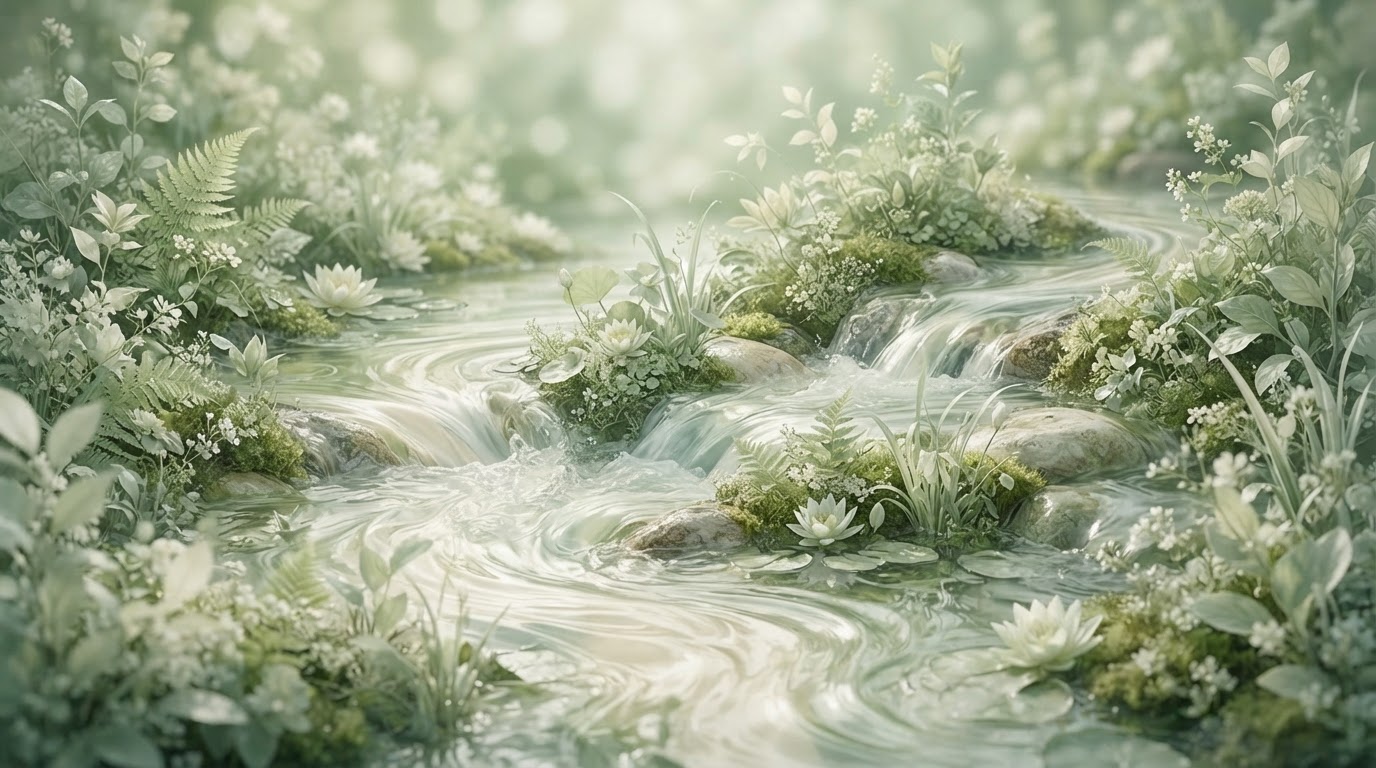 Harmony and balance abstract visualization