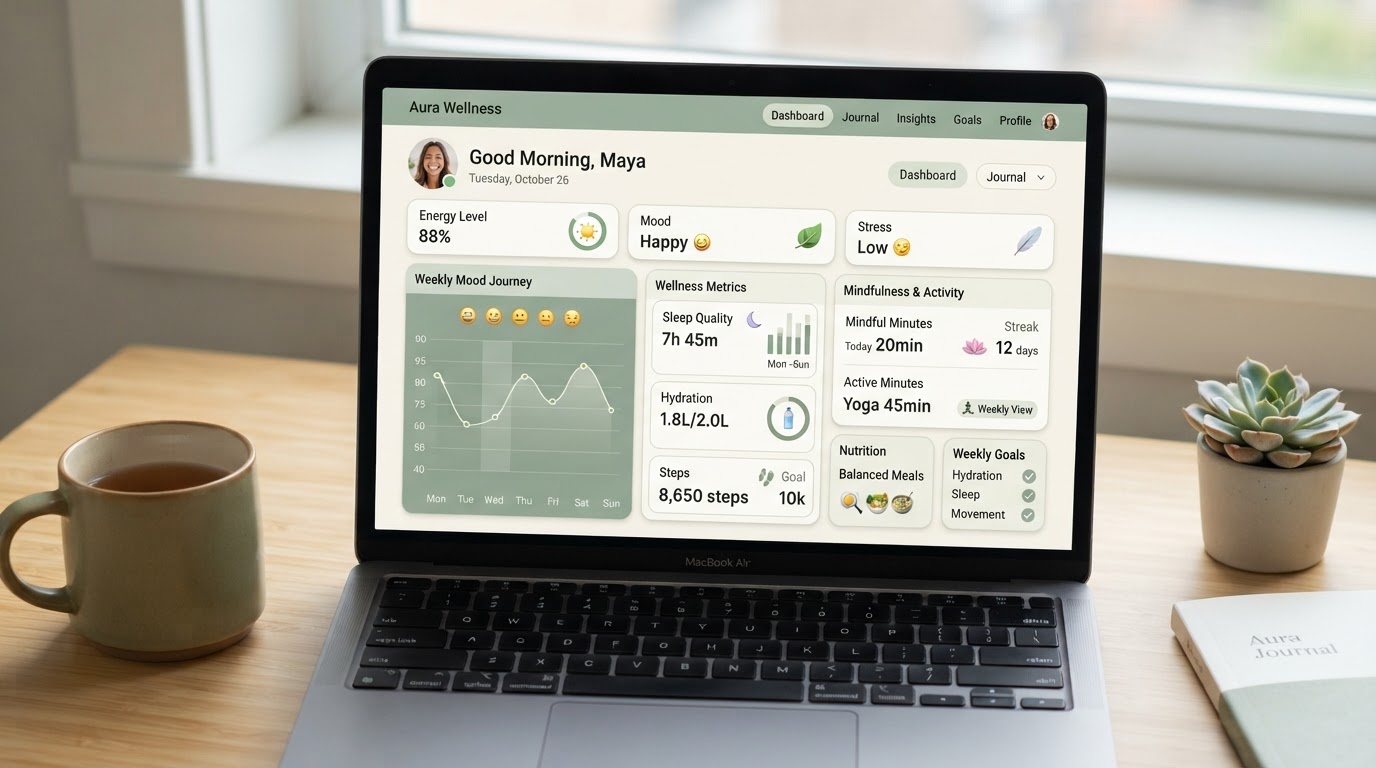 Wellness tracking dashboard