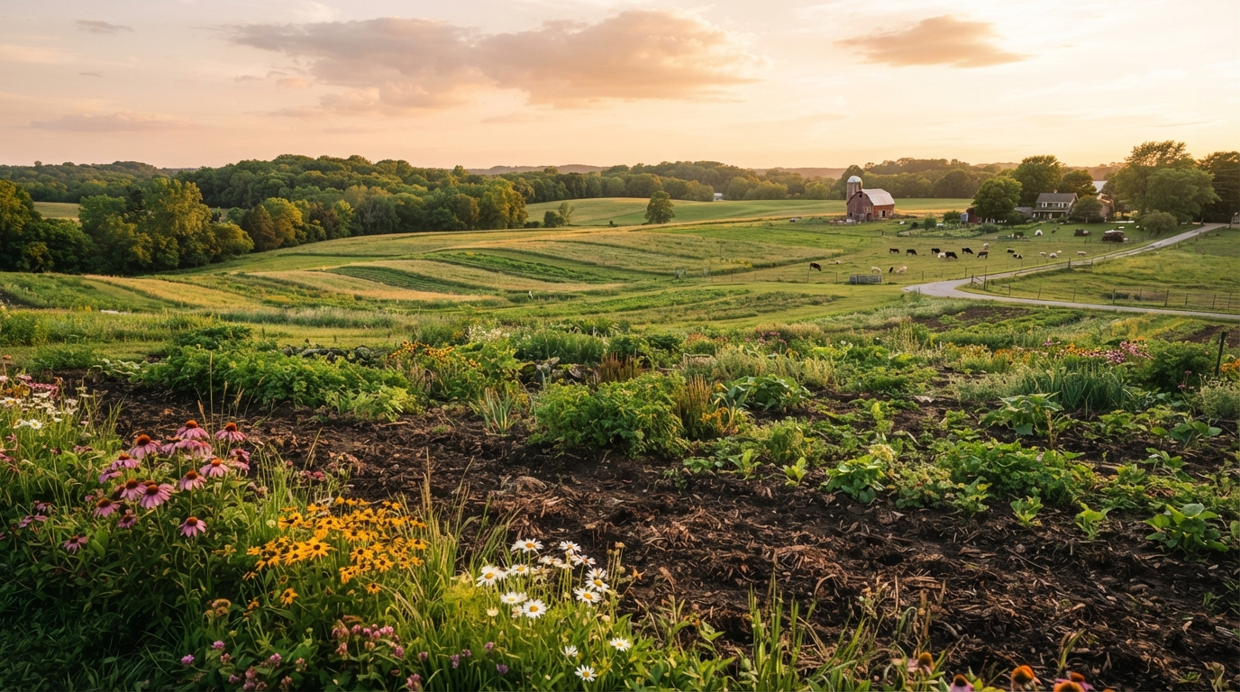 Farm landscape