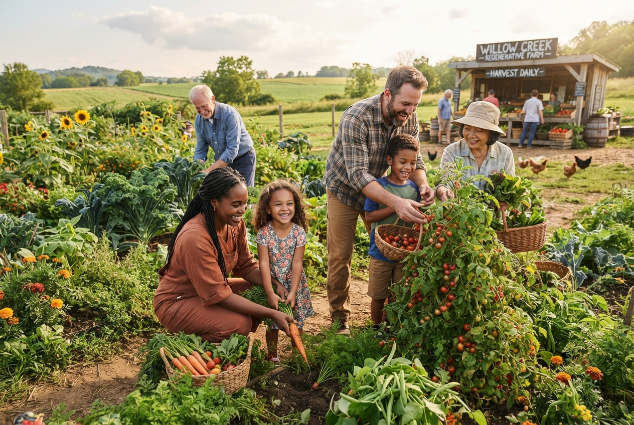 The family behind You Are What You Eat Farms