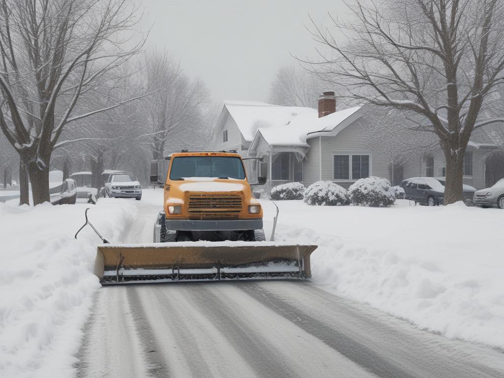 snow removal, winter, driveway, cleaning, service