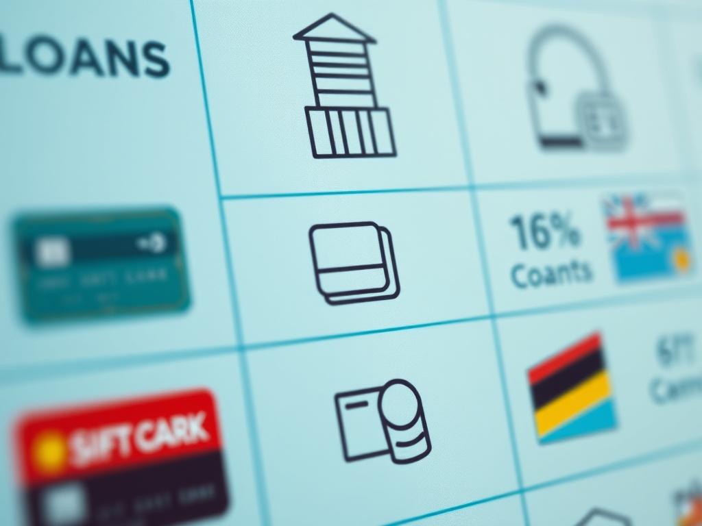 A visually appealing infographic displaying various financial products like loans and credit cards, with checkmarks indicating high approval rates. The image should be clear, informative, and engaging, showcasing the diversity of available options.