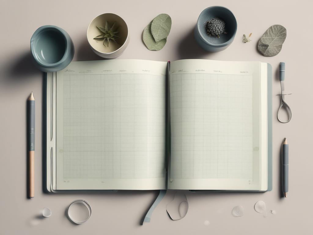 health journal, tracking, wellness