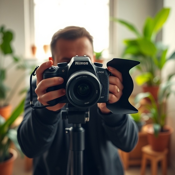 Behind-the-scenes photographer