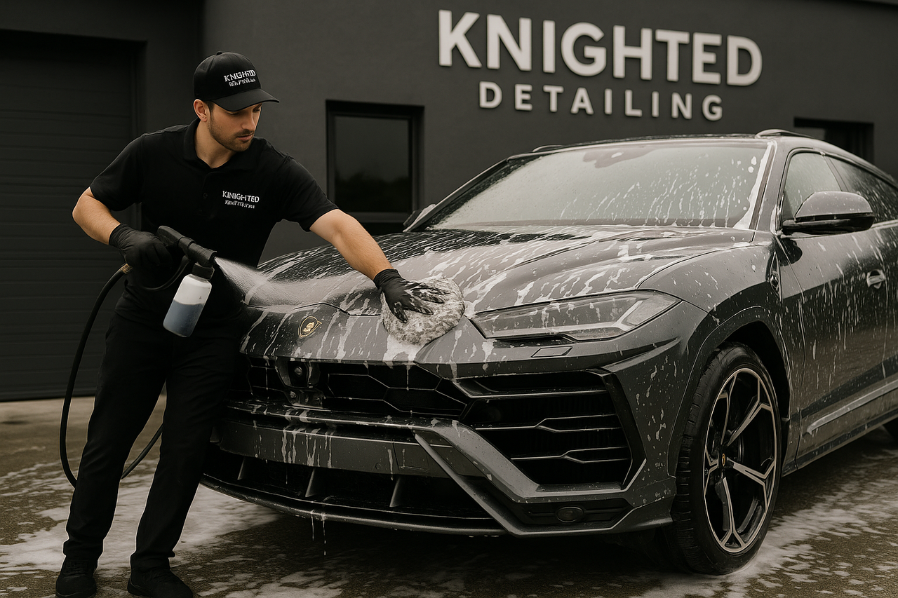 lamborghini urus being detailed at knighted.png