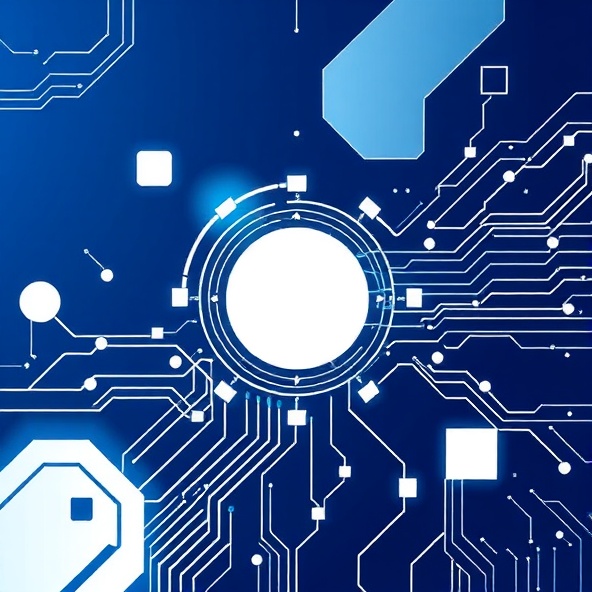 Абстракт техно иллюстрация