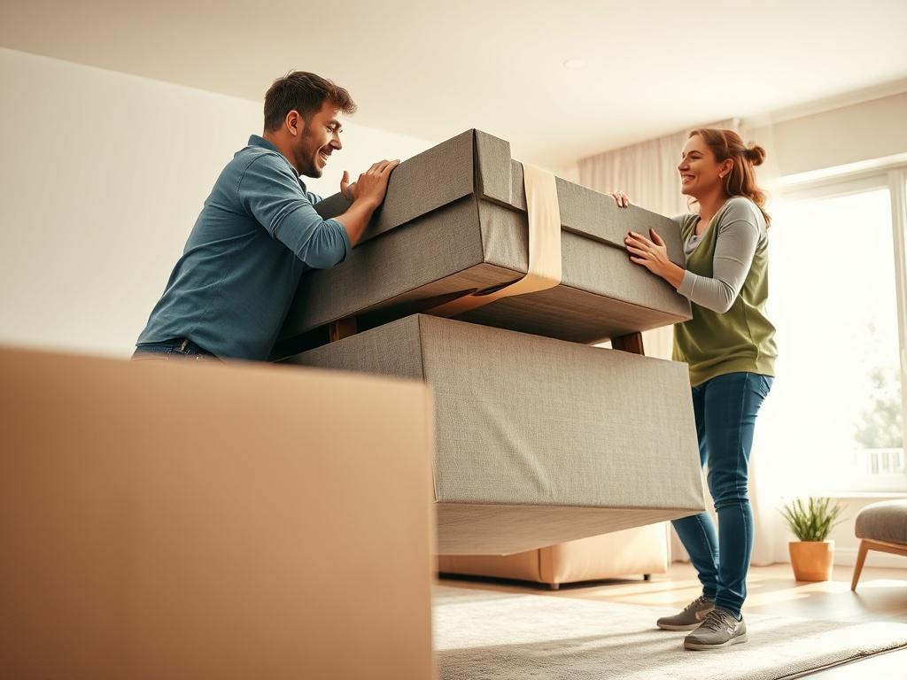 A realistic high resolution capturing a friendly moving team lifting