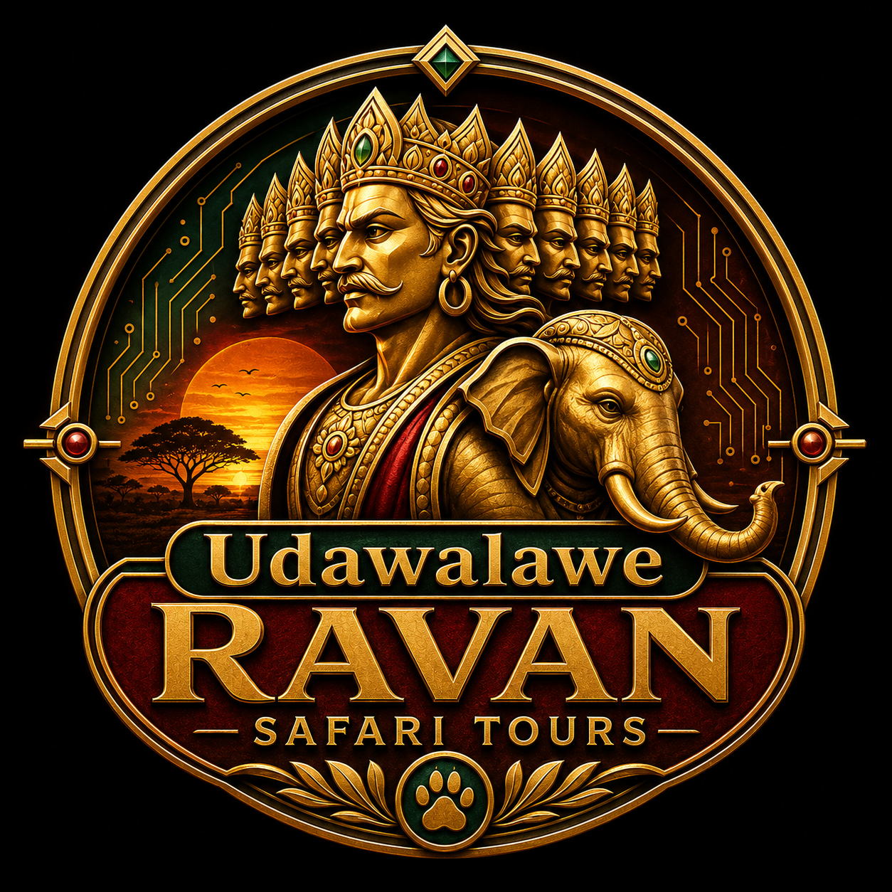 Udawalawe Ravan Safari Tours logo