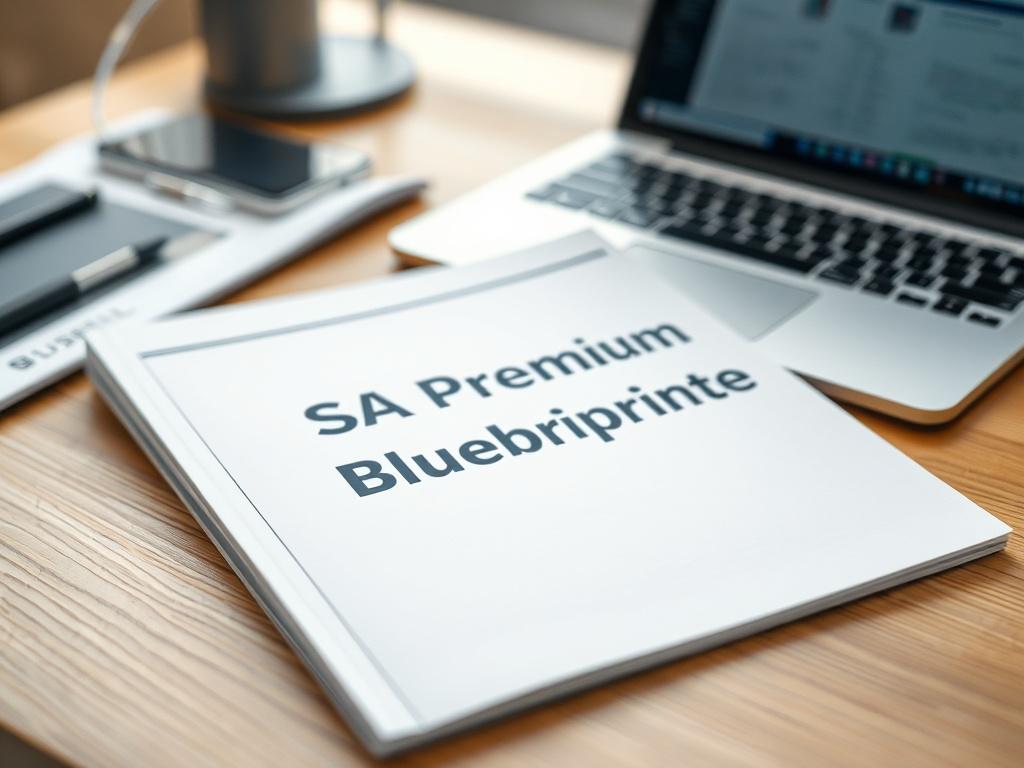 A hyper realistic close up of a printed guide titled