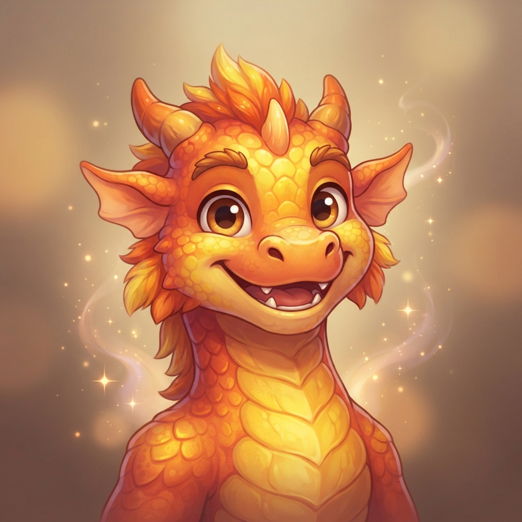 Dragon Mascot Character