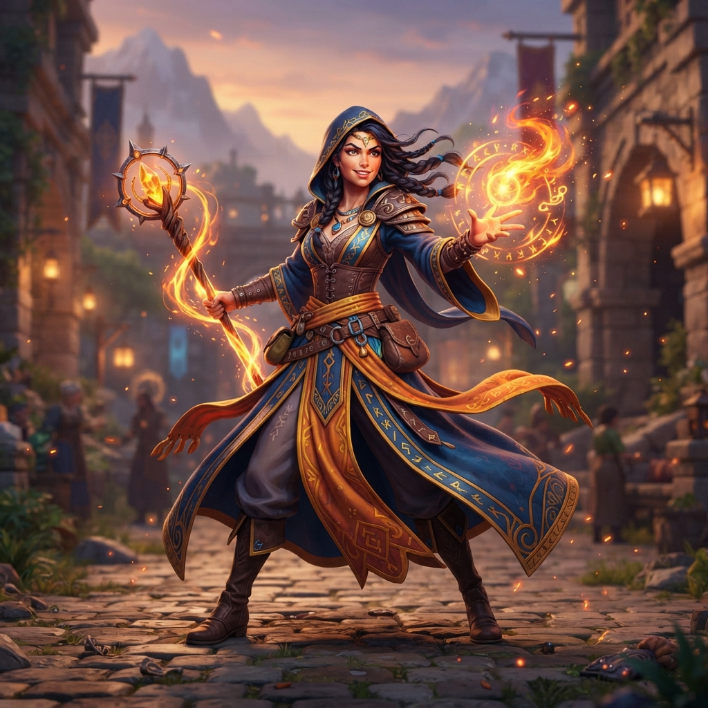 Arcane Mage Character