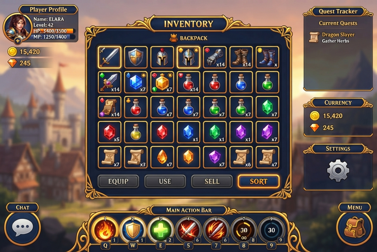 Game UI Elements