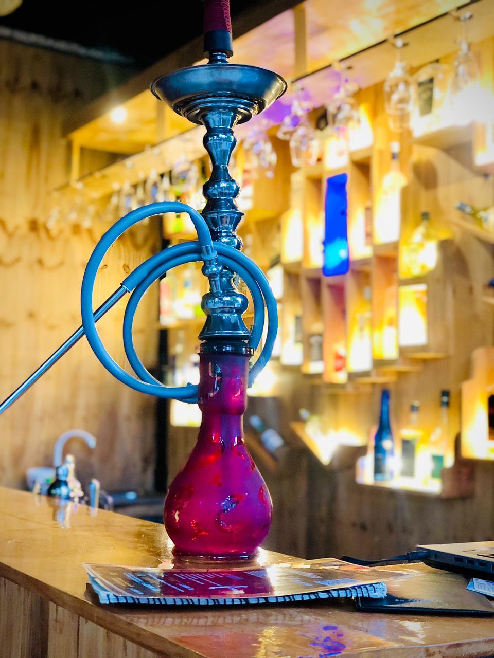 Premium shisha setup at Chingu lounge