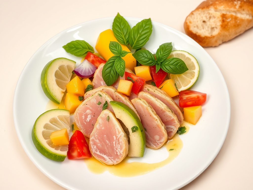 Tuna Avocado Mango Tango: A Tropical Flavor Explosion
