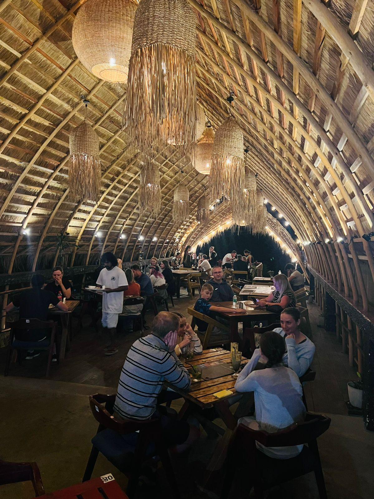 Chingu Restaurant exterior at night