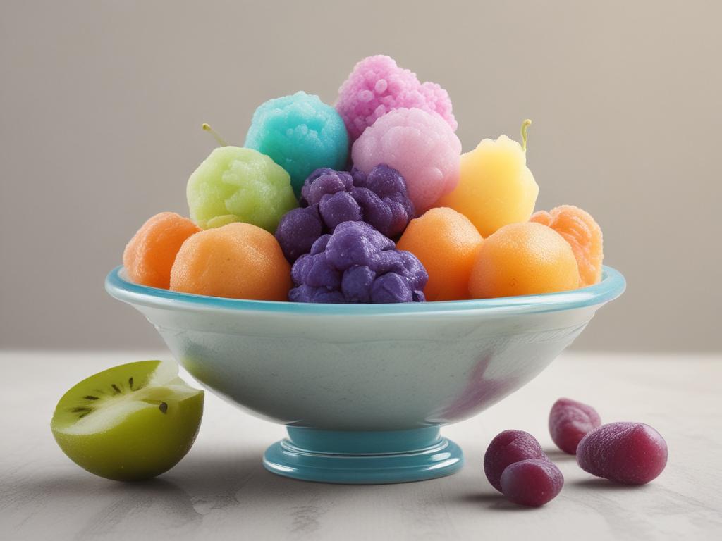 Halo Halo, Filipino dessert, shaved ice, sweet beans, fruits