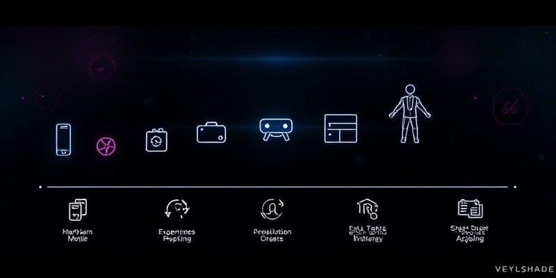Platform evolution visualization showing mobile, VR, and AR experiences