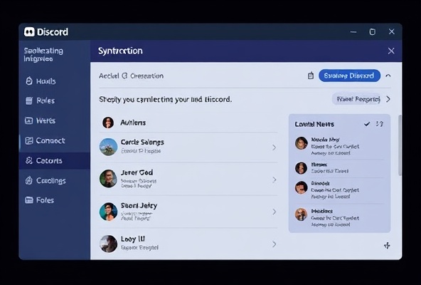Discord integration panel showing user level synchronization