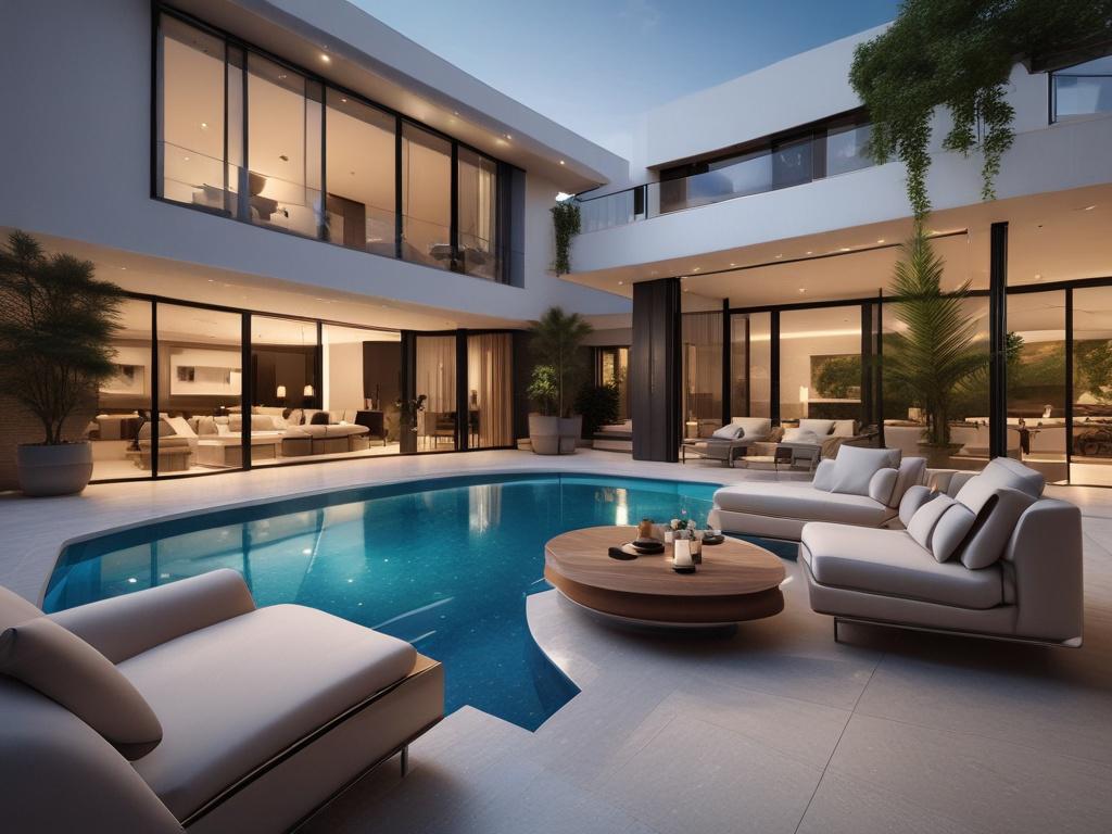 luxury real estate marketing, high end property listing, elegant visuals,