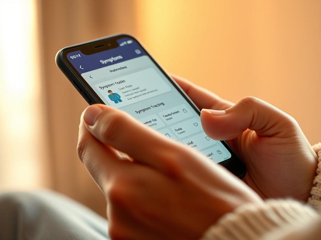 A close up shot of a person using a digital