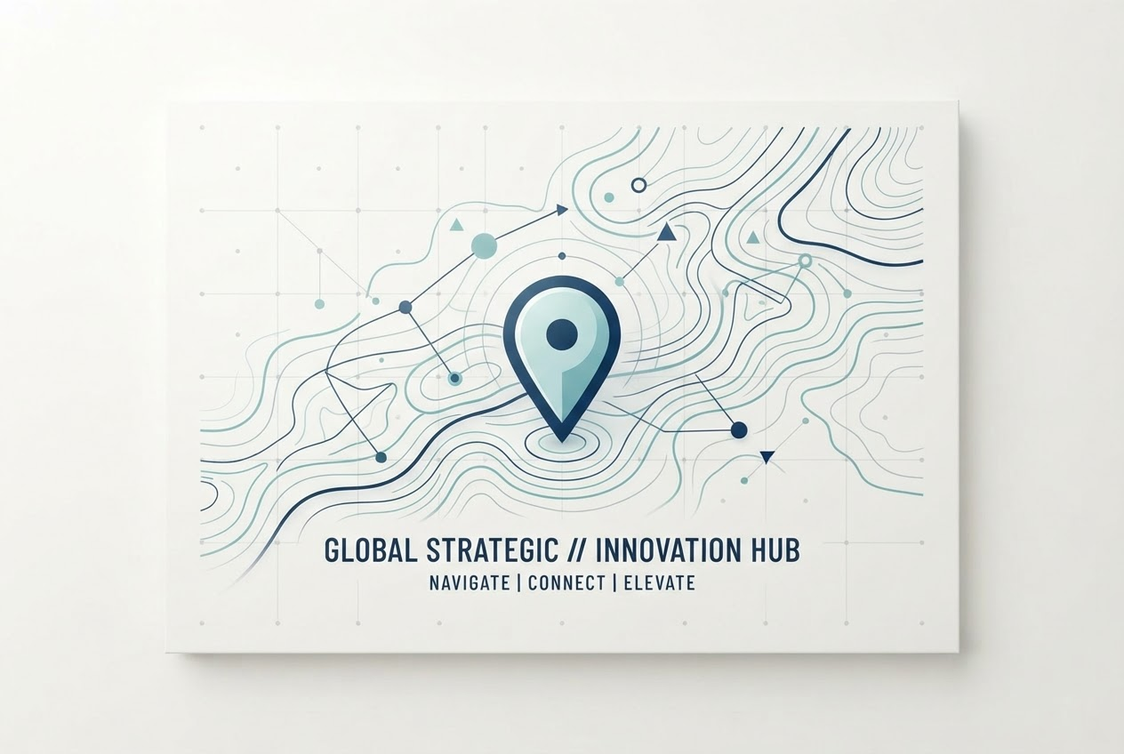 Abstract location graphic representing Calyra Gridworks office location