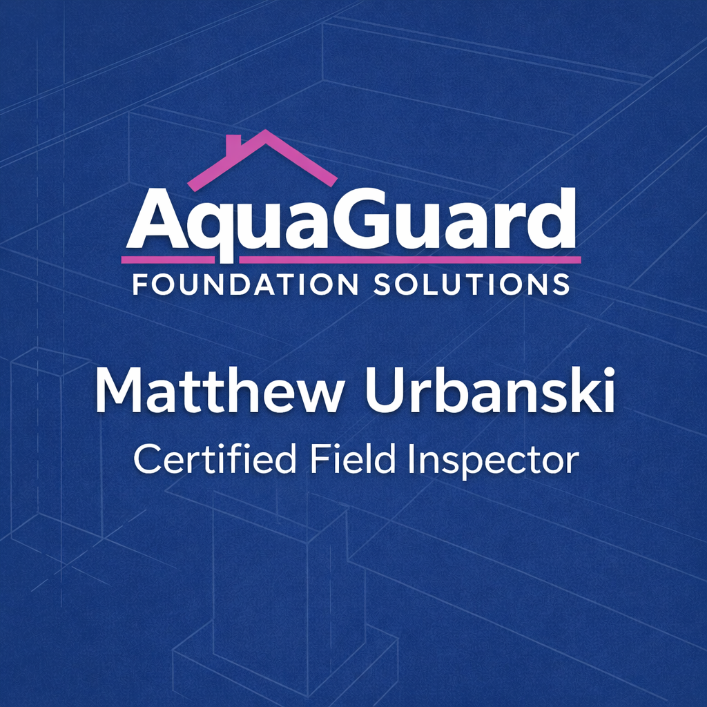 Matthew Urbanski, Certified Field Inspector