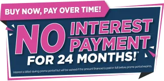 No Interest If Paid In Full Within 24 Months