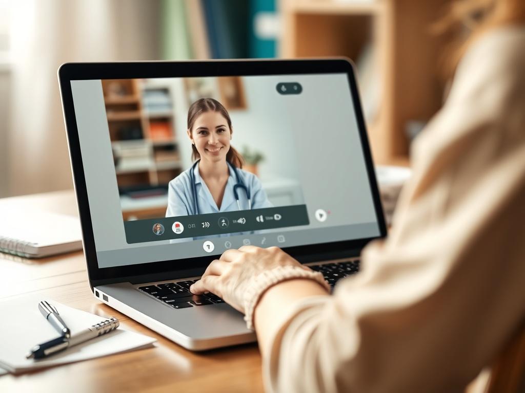 A hyper realistic close up shot of a virtual tutoring